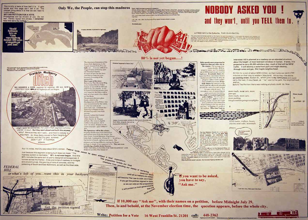 Nobody Asked You! And They Won't, Until You Tell Them To, Poster, circa 1975.